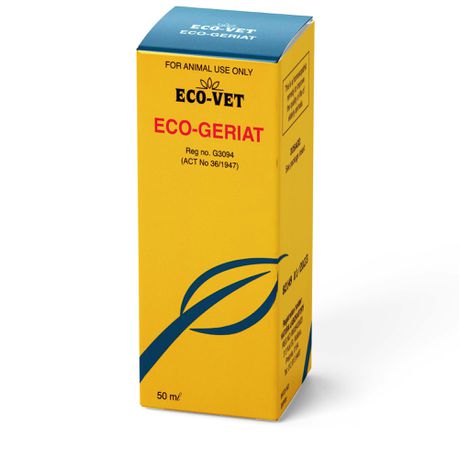 Eco-Vet Eco Geriat for Revitalizing Aged Pets 50ml Buy Online in Zimbabwe thedailysale.shop