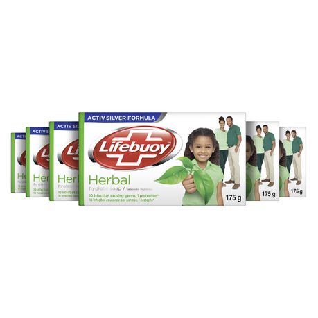 Lifebuoy Herbal Hygiene Soap Bar 6x175g