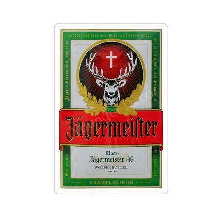Aankopen - Jägermeister - Retro Vintage Metal Wall Plate Buy Online in Zimbabwe thedailysale.shop