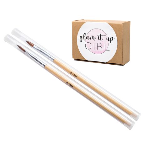 Acrylic Nail Brush No.8 - Set of 2 Buy Online in Zimbabwe thedailysale.shop