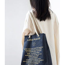 Load image into Gallery viewer, Fine Living - Multi-use bag - Navy - L
