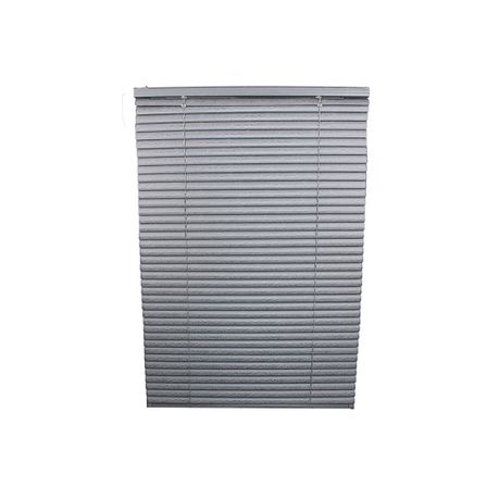 25mm Vinyl Wood Grain Venetian Window Blinds 600mm x 900mm - Charcoal Buy Online in Zimbabwe thedailysale.shop