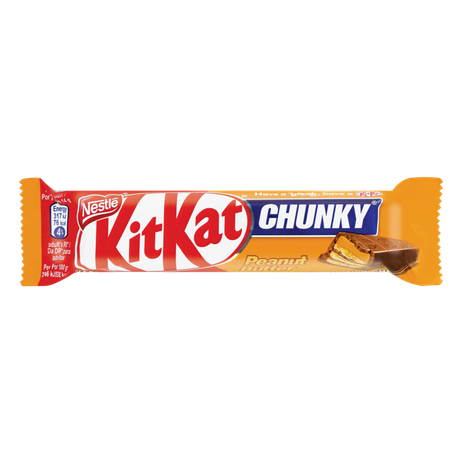 Nestle - KITKAT Chunky Peanut Butter Chocolate Bar 24x42g