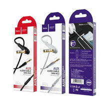 Load image into Gallery viewer, Hoco UPA15 1M 3.5mm AUX Cable with Mic - Grey

