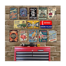 Load image into Gallery viewer, Aankopen - Michelin Tyre Service - Retro Vintage Metal Wall Plate
