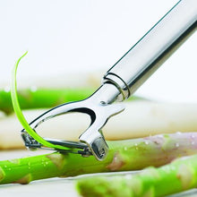 Load image into Gallery viewer, Roesle Swivel Peeler for Right or Left Hand in 18/10 Stainless Steel

