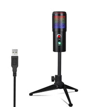 Load image into Gallery viewer, ZYF A6S USB Microphone Tripod 192KHz/24Bit With Breathing Light

