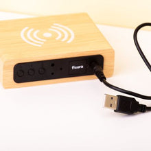 Load image into Gallery viewer, Digital Alarm Clock &amp; Smartphone Charger
