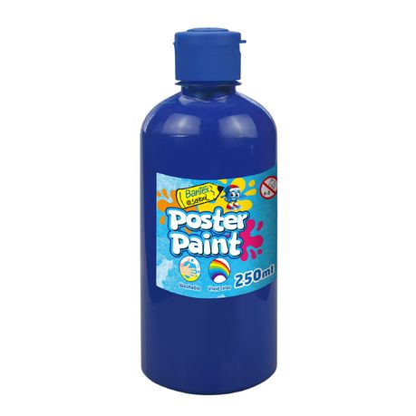 Bantex, Poster Paint 250ml - Blue Buy Online in Zimbabwe thedailysale.shop