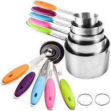 Load image into Gallery viewer, 10 Piece Measuring Cup and Spoon Set
