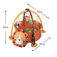 Load image into Gallery viewer, 3-in-1 Lion Activity Play Mat Gym &amp; Ball Pit
