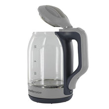 Load image into Gallery viewer, Mellerware 360 Degree Cordless Glass Kettle Grey 1.8L 1800W Omega
