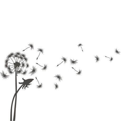 Fantastick Wall Decor - Giant Dandelion - Charcoal Buy Online in Zimbabwe thedailysale.shop