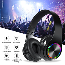 Load image into Gallery viewer, Pro Gamer B39 Luminous bluetooth 5.0 Headset Head-mounted Wireless Black
