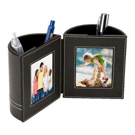 Dual Pen Holder with 2 Photo Frames Buy Online in Zimbabwe thedailysale.shop