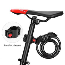 Load image into Gallery viewer, Cyclingbox - 5 Digit Code Cable Lock - Black
