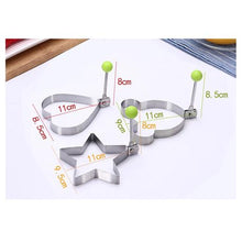 Load image into Gallery viewer, Pack of 3 fried egg moulds
