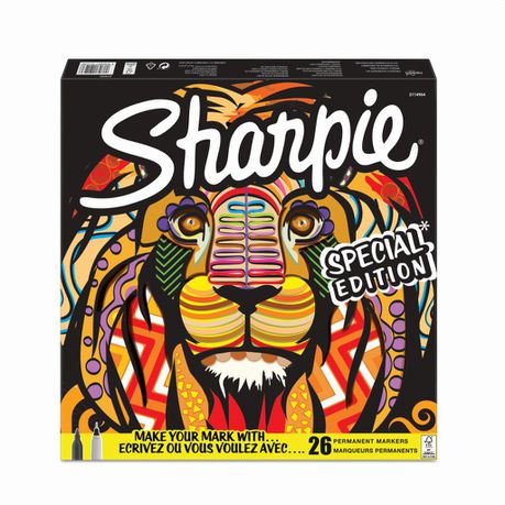 SHARPIE Perm Markers Big Pack Assted 26's Limited Edition Lion Buy Online in Zimbabwe thedailysale.shop