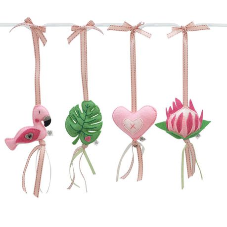 Ruby Melon Heartfelt Dingle Dangle Set - Fanciful Flamingo Buy Online in Zimbabwe thedailysale.shop