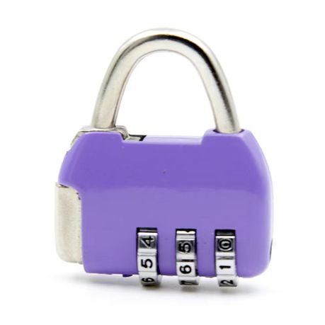3 Digital Code Purple Padlock (DCL-LF107-PU) Buy Online in Zimbabwe thedailysale.shop
