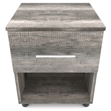 Load image into Gallery viewer, BAM! One Drawer Pedestal/Nightstand - Monument Oak
