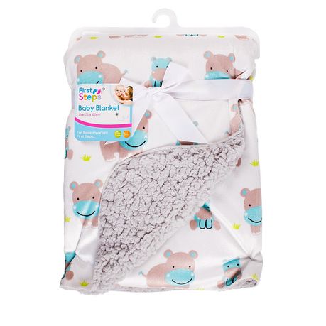 Mink Sherpa Baby Blanket - Hippo Buy Online in Zimbabwe thedailysale.shop