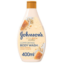 Load image into Gallery viewer, Johnson&#39;s Body Wash - Vita-Rich, Yogurt, Honey &amp; Oats, 400ml x 6
