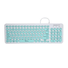 Load image into Gallery viewer, Alcatroz Jellybean U2000 Keyboard &amp; Mouse - White &amp; Mint
