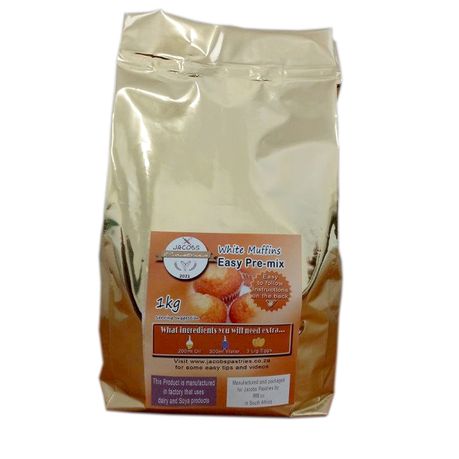 1kg White Muffin - Jacobs Pastries - Easy Pre-mix Buy Online in Zimbabwe thedailysale.shop