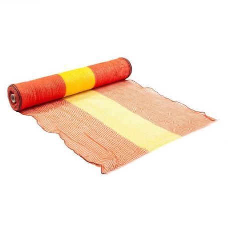 Orange & Yellow Woven Barrier Netting