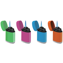 Load image into Gallery viewer, Zengaz Jet Flame Lighter Blue Sweet Design&amp;Zengaz Pure Gas 330ml Refill Set
