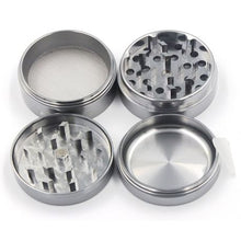 Load image into Gallery viewer, Fesh Fesh - Herb Grinder / Tobacco Grinder (50mm, Silver)
