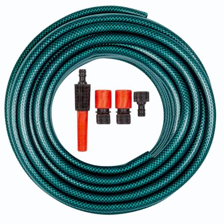 ZEE - Garden Hose Pipe Set with Attachment Fittings - 15m Buy Online in Zimbabwe thedailysale.shop