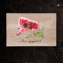 Load image into Gallery viewer, Weathered Oak Bon Appetit Placemat Dual Purpose Chopping Board
