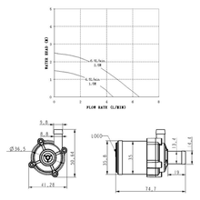 Load image into Gallery viewer, Solar 12 Volt Water Pump - 6.5L/min - Max height of 2.5metres
