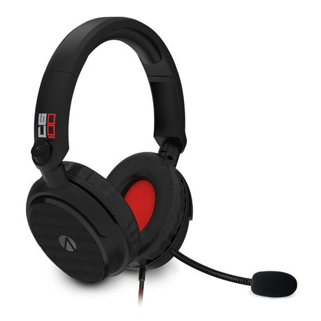 Stealth C6-100 Headset & Stand Bundle – Carbon Edition Black/Red Buy Online in Zimbabwe thedailysale.shop