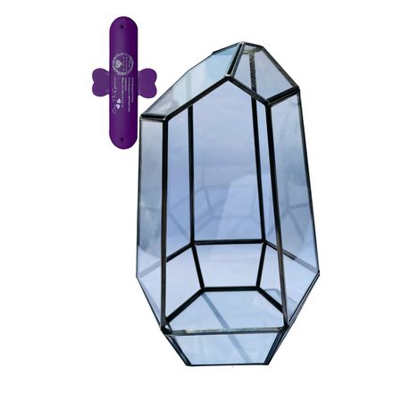 Geometric Glass Terrarium Planter/Vase Buy Online in Zimbabwe thedailysale.shop