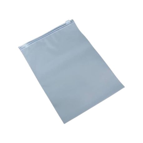 Pack of 10 Unbranded Frosted Zipper Bags