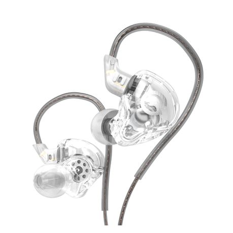 Crystal One Dynamic Driver Earphones/Earbuds/Headphones + Mic & Alloy Case