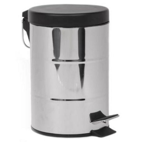 3L Plactic Lid Stainless Steel Pedal Bin (Ribbed Design) Buy Online in Zimbabwe thedailysale.shop