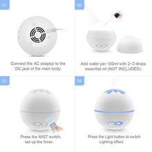 Load image into Gallery viewer, 400ml Essential Oil Aroma Diffuser with 7 Color Light &amp; Remote Control
