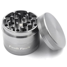 Load image into Gallery viewer, Fesh Fesh - Herb Grinder / Tobacco Grinder (50mm, Silver)
