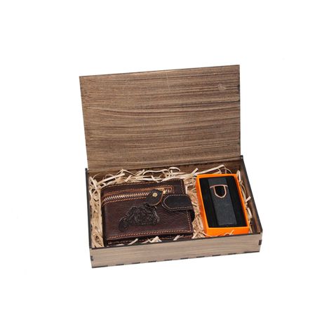 Wallet with bike motive and electric lighter gift set Buy Online in Zimbabwe thedailysale.shop
