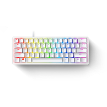 Load image into Gallery viewer, Razer Huntsman Mini - Mercury Edition  (Purple Switch) Gaming Keyboard
