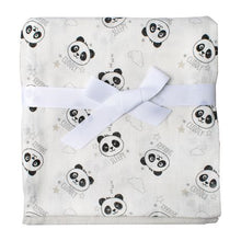 Load image into Gallery viewer, Baby Panda 2PK Muslin Blanket
