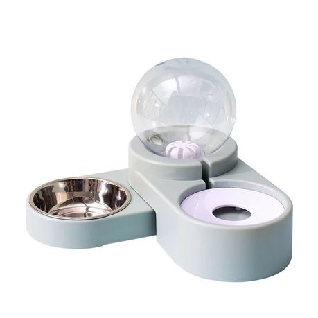 Food and Automatic Water Dispenser Pet Bowl - Duck Egg Buy Online in Zimbabwe thedailysale.shop
