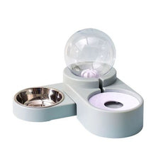 Load image into Gallery viewer, Food and Automatic Water Dispenser Pet Bowl - Duck Egg
