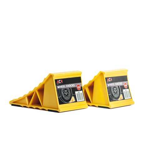 ACA Auto - Wheel Chock - Pair Buy Online in Zimbabwe thedailysale.shop