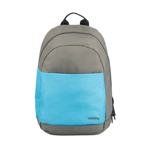 Volkano Bandwidth 15.6” Laptop Backpack - Grey/Aqua Buy Online in Zimbabwe thedailysale.shop