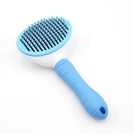 Stainless Steel Needle Automatic Cleaning Pet Brush Pet Hair Remover Buy Online in Zimbabwe thedailysale.shop
